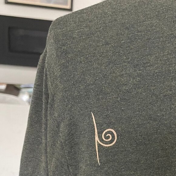 Movement Rayon & Organic Cotton Open Cardigan Worn Several Ways Olive Grn Sz XL - Picture 9 of 10